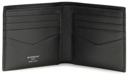 Givenchy Zwarte Kalfsleren Bos Taurus Portemonnee - maat