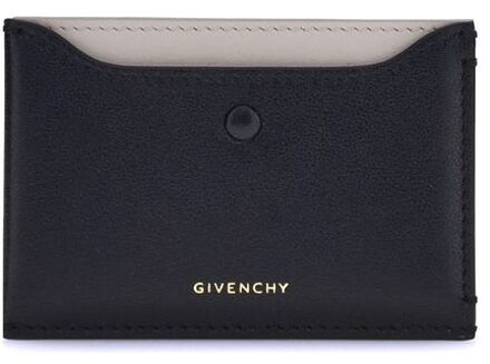 Givenchy Zwarte Kalfsleren Bos Taurus Portemonnee