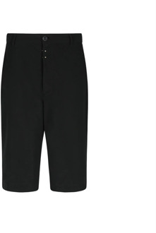 Givenchy Zwarte Katoenen Shorts voor Heren Givenchy , Black , Heren - Xl,S