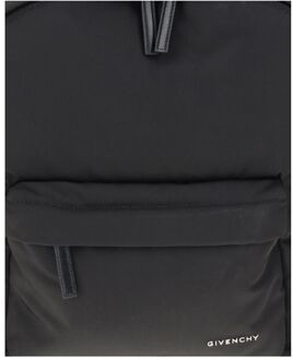 Givenchy Zwarte Polyamide Rugzak - maat