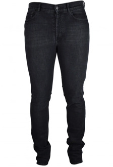 Givenchy Zwarte Stretch Katoen Slim-Fit Jeans Givenchy , Black , Heren - W29