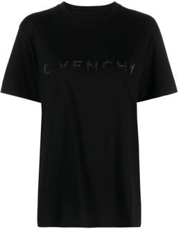 Givenchy Zwarte T-shirts en Polos Givenchy , Black , Dames - XS