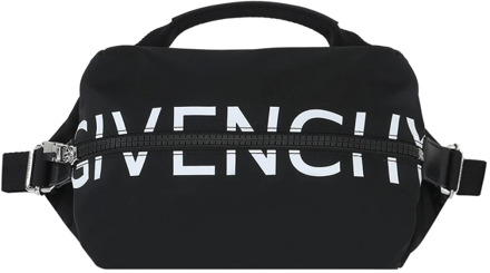 Givenchy Zwarte tassen met verstelbare webriem Givenchy , Black , Heren - ONE Size