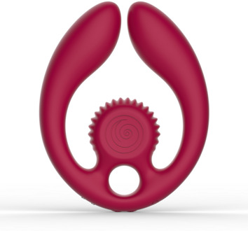 GIZI Duo - Dual Couples Stimulator - Bordeauxt - GIZI Duo - Dual Couples Stimulator - Bordeauxt