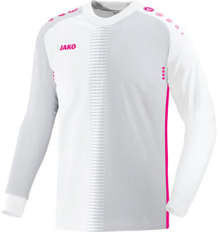 GK Competition 2.0 Sportshirt performance - Maat 116  - Unisex - lime groen/blauw