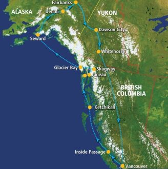 Glaciers and Gold Rush Bonanza (18 dagen)