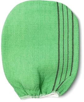 Glad Huid Douche Scrub Handschoen Exfoliërende Body Scrub Facial Tan Massage Mitt Verwijdering Kessa Exfolieer Peeling Handschoen Handdoek groen 02