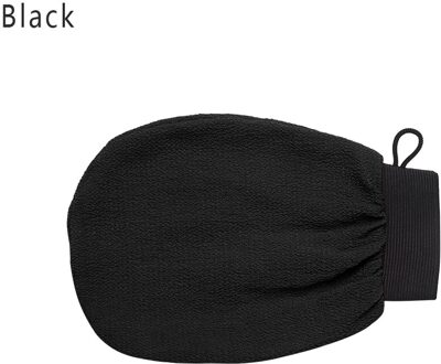 Glad Huid Douche Scrub Handschoen Exfoliërende Body Scrub Facial Tan Massage Mitt Verwijdering Kessa Exfolieer Peeling Handschoen Handdoek zwart 01