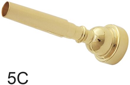 Glad Instrument 3C 5C 7C Trompet Mondstuk Praktische Draagbare Muzikale Accessoires Praktijk Vervanging Beginner Messing goud 5C