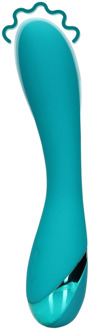 Glad Siliconen G-Spot Vibrator - Teal Blauw