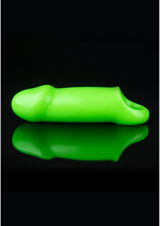 Gladde Dikke Rekbare Penis Huls - Glow in the Dark