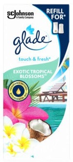 Glade Luchtverfrisser Glade Touch And Fresh Navulling Tropical Blossoms Luchtverfrisser 10 ml