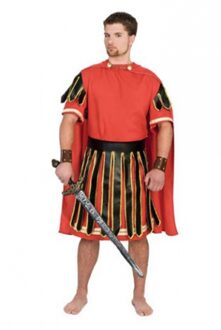 Gladiator kostuum rood voor heren 48-50 (s/m)