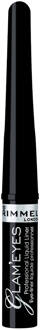 Glam'Eyes Professional Eyeliner 001 Black Glamour Zwart - 000