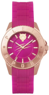 Glam Pink Quartz Horloge Plein Sport , Pink , Dames - ONE Size