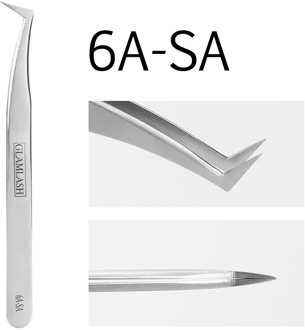 Glamlash 6A-SA Eyelash Tweezer 3D/6D Volume Eyelash Extension Best Quality Fan Lash Tweezer