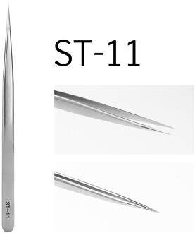 Glamlash Esd St Sa 6A-SA Serie Anti-Statische Pincet Gebogen Tweezer Straight Tip Tweezer Make-Up Tool ST-11