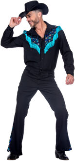 Glamorous Western Outfit Zwart Heren Premium