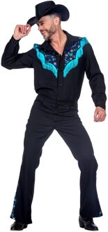 Glamorous Western Outfit Zwart Heren Premium