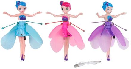 Glamour vliegende fee 16,5cm verschillende