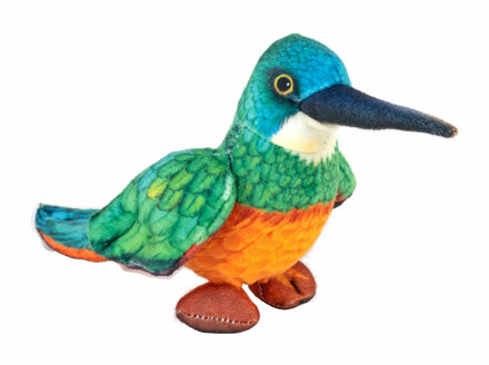 Glansvogel knuffel - 12 cm - pluche - dierenknuffels
