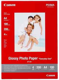 Glanzend Fotopapier Canon GP-501 A4 100 Vellen