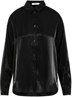 Glanzende blouse Jolie  zwart - 34,36,38,40,42,