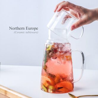 Glas Cooling Waterkoker Grote Capaciteit Een Cup Een Pot Split Koude Ketel Sap Tapbier Pot