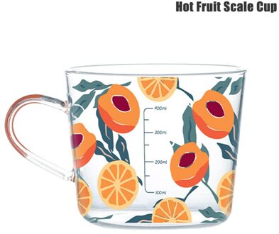 Glas Cup Grote Thee Water Glazen Mok Crystal Mlik Drinkware Coffe Beker Ontbijt Kantoor Huishoudelijke Paar 500Ml Schaal heet fruit