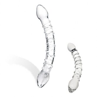 Glas Double Trouble Glazen - Dildo