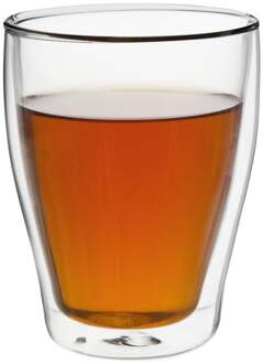 Glas dubbelwandig taps - groot - 350 ml