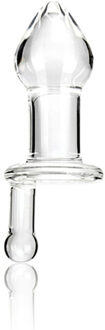 Glas Juicer Glazen Butt Plug - Transparant