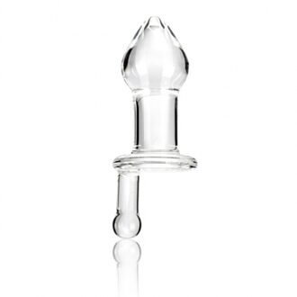 Glas Juicer Glazen Butt Plug - Transparant