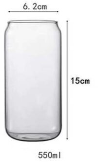 Glas Kopje Thee Sap Melk Beker Wijn Glas Drink Water Cup Hoge Borosilicaatglas Duurzaam Drinkware galss cup 550ml