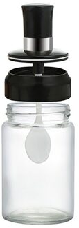 Glas Kruiderij Potten Met Deksels Lepels Clear Spice Containers Kruiden Potten Met Luchtdichte Cap Voor Olie Zout Suiker Honing