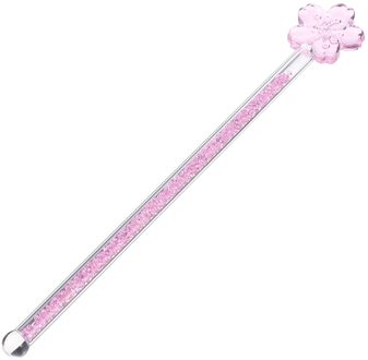 Glas Melk Sap Drinken Muddler Roerder Roerstokje Roerstaafje Sticks Voor Bruiloft Bar Swizzle Boor Glas Mengen Handleiding Staven roze