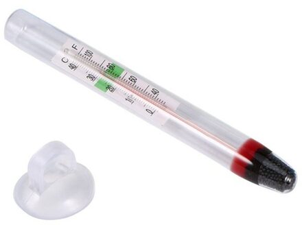 Glas Meter Aquarium Fish Tank Water Thermometer Met Zuignap Digitale Huishouden 0-44 Graden Ce