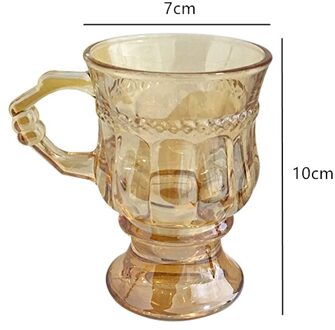 Glas Mokken Koffie Mokken Bier Glazen Beker Drinkware Voor Drank Sap Latte Kopjes Cappuccino Mokken Bier Mok Water Cups