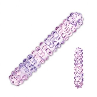 Glas Purple Rose Nubby Glas - Dildo