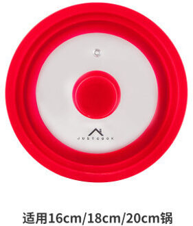 Glas silicagel koken deksel siliconen melk pot wok pan cover splash olie hoge temperatuur anti vallen pot zeef ploetert