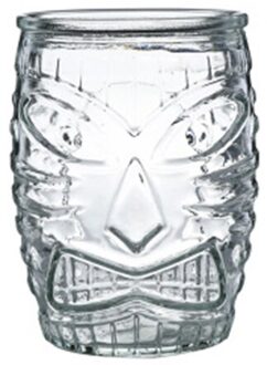 Glas Tiki Mok Moderne Bar Tiki Koeler Clear Tuimelaars kort Tumbler 500ml