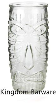Glas Tiki Mok Moderne Bar Tiki Koeler Clear Tuimelaars Tall Tumbler 600ml