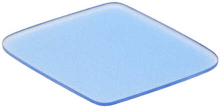 Glas Voet File Grinder Dode Huid Voet Eelt Remover Pedicure Tool Ruit Blauw