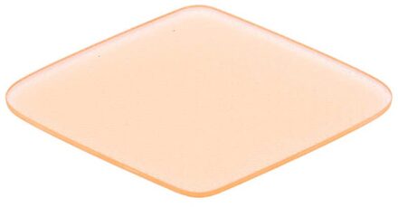 Glas Voet File Grinder Dode Huid Voet Eelt Remover Pedicure Tool Ruit Oranje