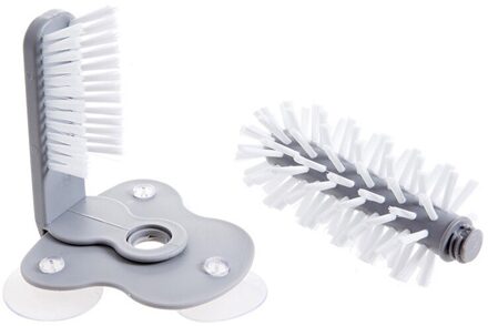 Glas Wasmachine Sink Zuignap Schoonmaken Fles Glas Borstel Badkamer Tool HYD88