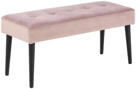 Glasgow bankje oud roze velvet