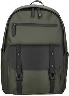 Glasgow Laptop Backpack 15" olive Groen - H 43 x B 29 x D 14 cm