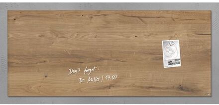 Glasmagneetbord Sigel Artverum 1300x550x15mm Natural Wood