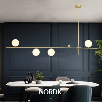 Glass Ball Pendant Lighting Modern Dinning Room Ball Pendant Lamp Art Decor Kitchen Light FIxture Creative Hanging Lights