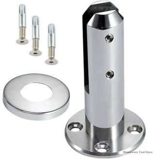 Glass Clip Stairs Swimming Pool Spigot Glass Balustrade Railing Balcony Home Garden Bathroom Fence Railing Clip Stainless Steel